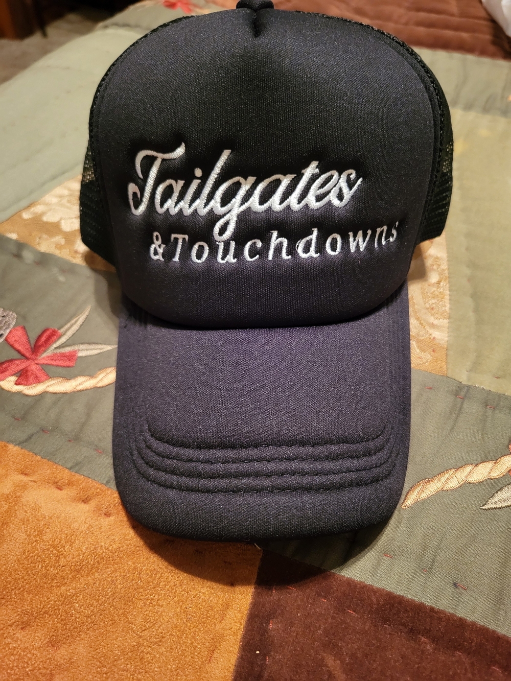 Panache Black "Tailgates & Touchdowns" Baseball Cap